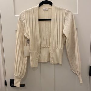 Plunge front cardigan NWT